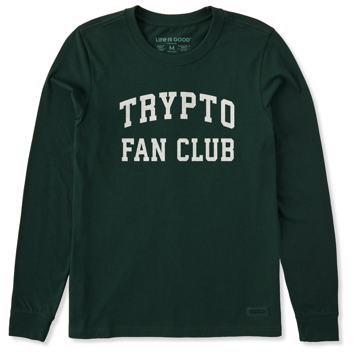 Women's Trypto Fan Club Arch Long Sleeve Crusher Tee product image 1
