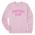 Women's Pink Pony Club Arch Long Sleeve Crusher Tee product image 1