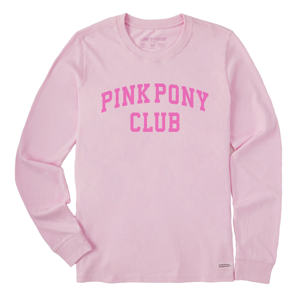 Women's Pink Pony Club Arch Long Sleeve Crusher Tee product image 1