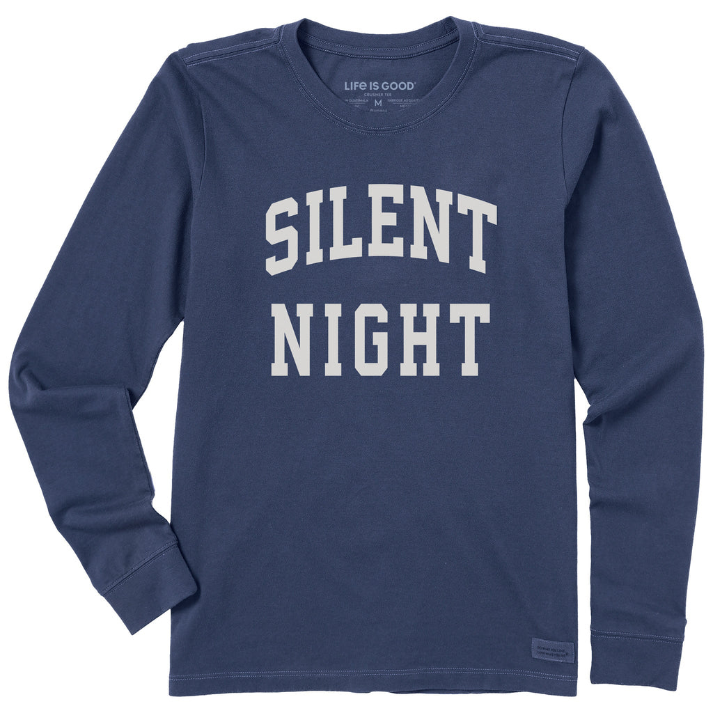 Women's Silent Night Arch Long Sleeve Crusher Tee product image 1