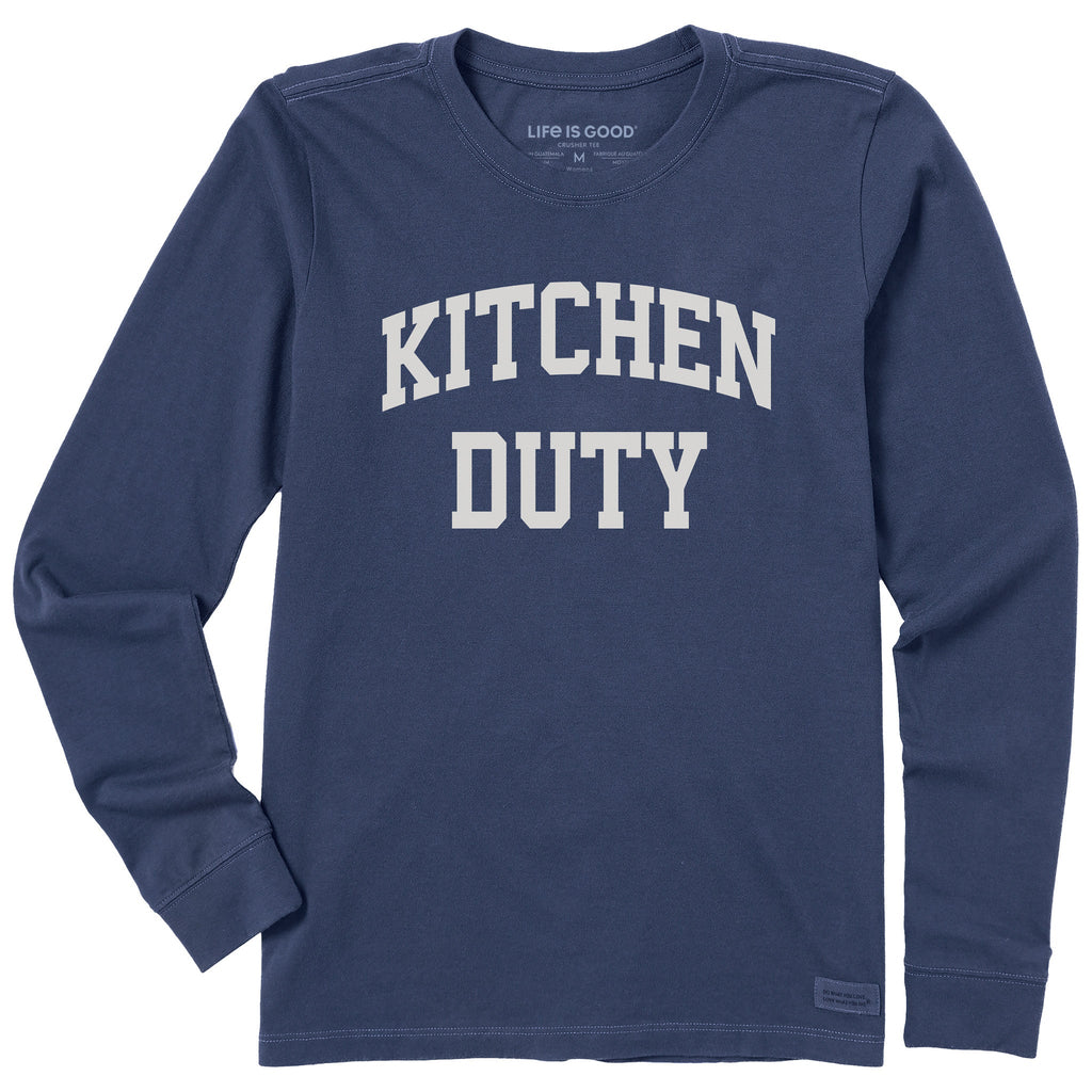 Women's Kitchen Duty Arch Long Sleeve Crusher Tee product image 1