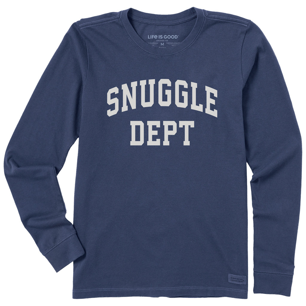 Women's Snuggle Dept Arch Long Sleeve Crusher Tee product image 1