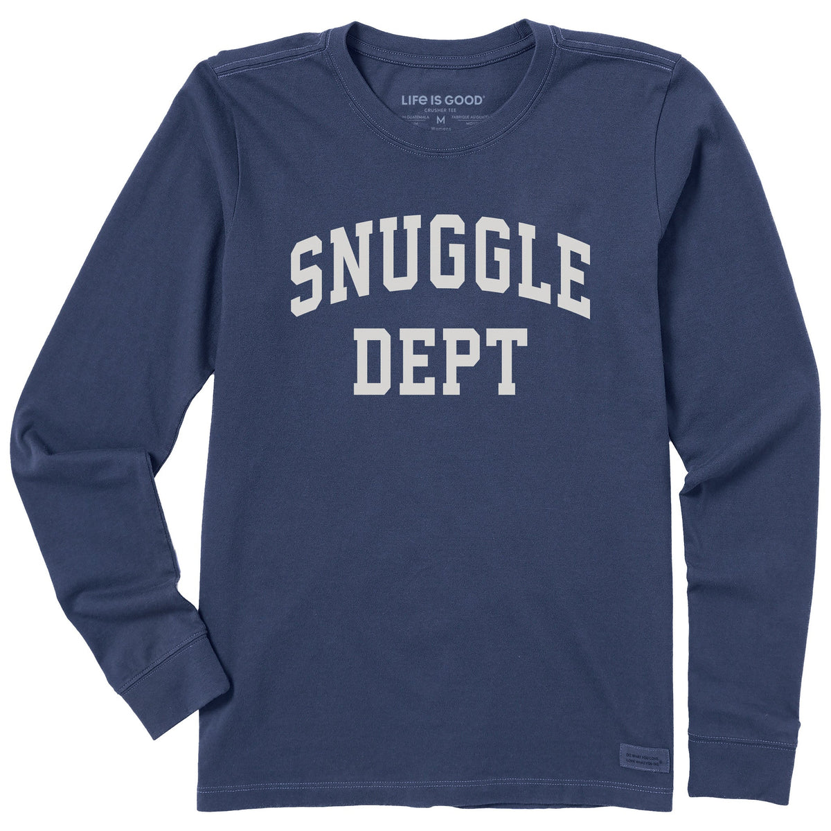 Women's Snuggle Dept Arch Long Sleeve Crusher Tee product image 1
