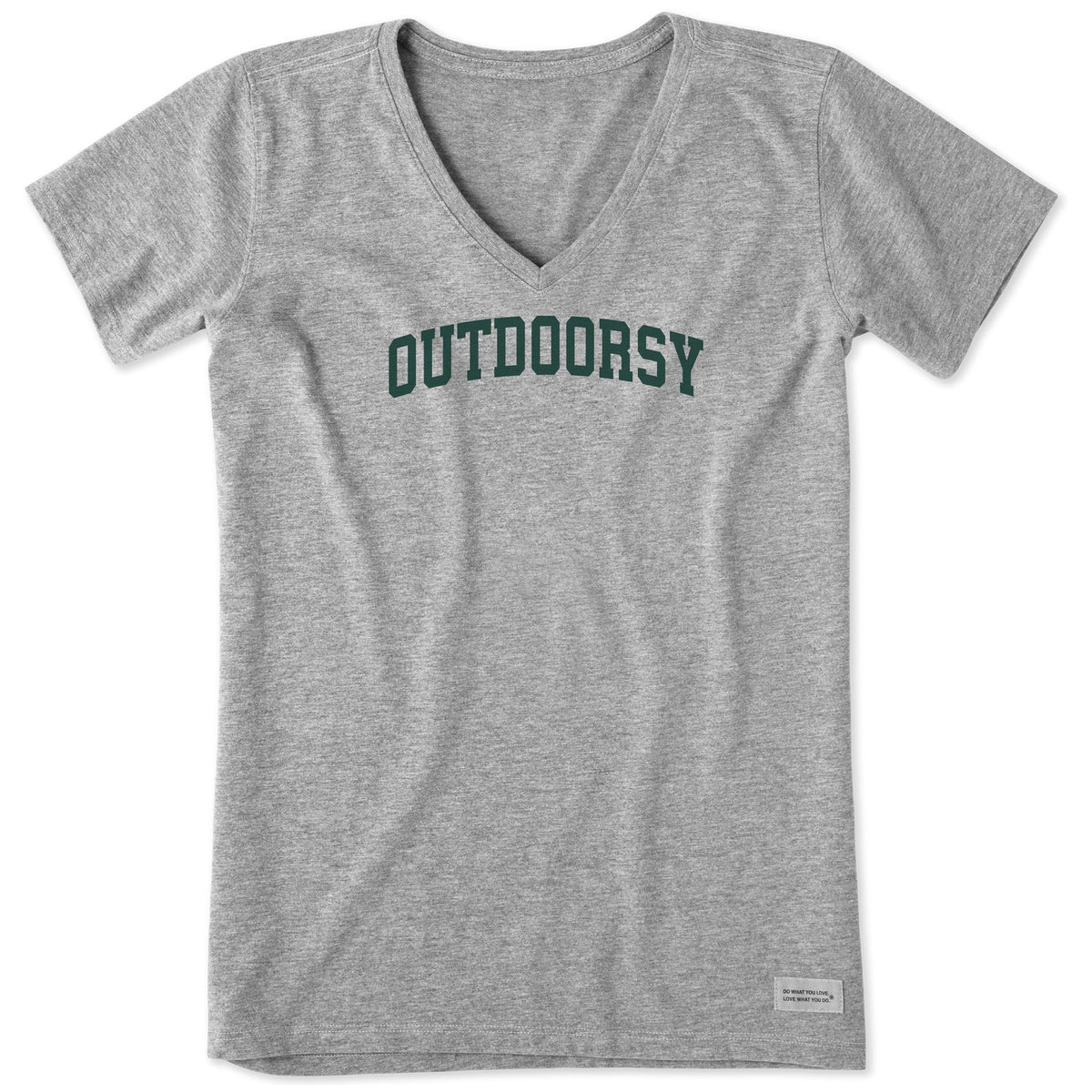 Women's Outdoorsy Arch Short Sleeve Crusher Vee product image 1