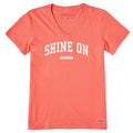 Women's Shine On Arch Short Sleeve Crusher Vee product image 1