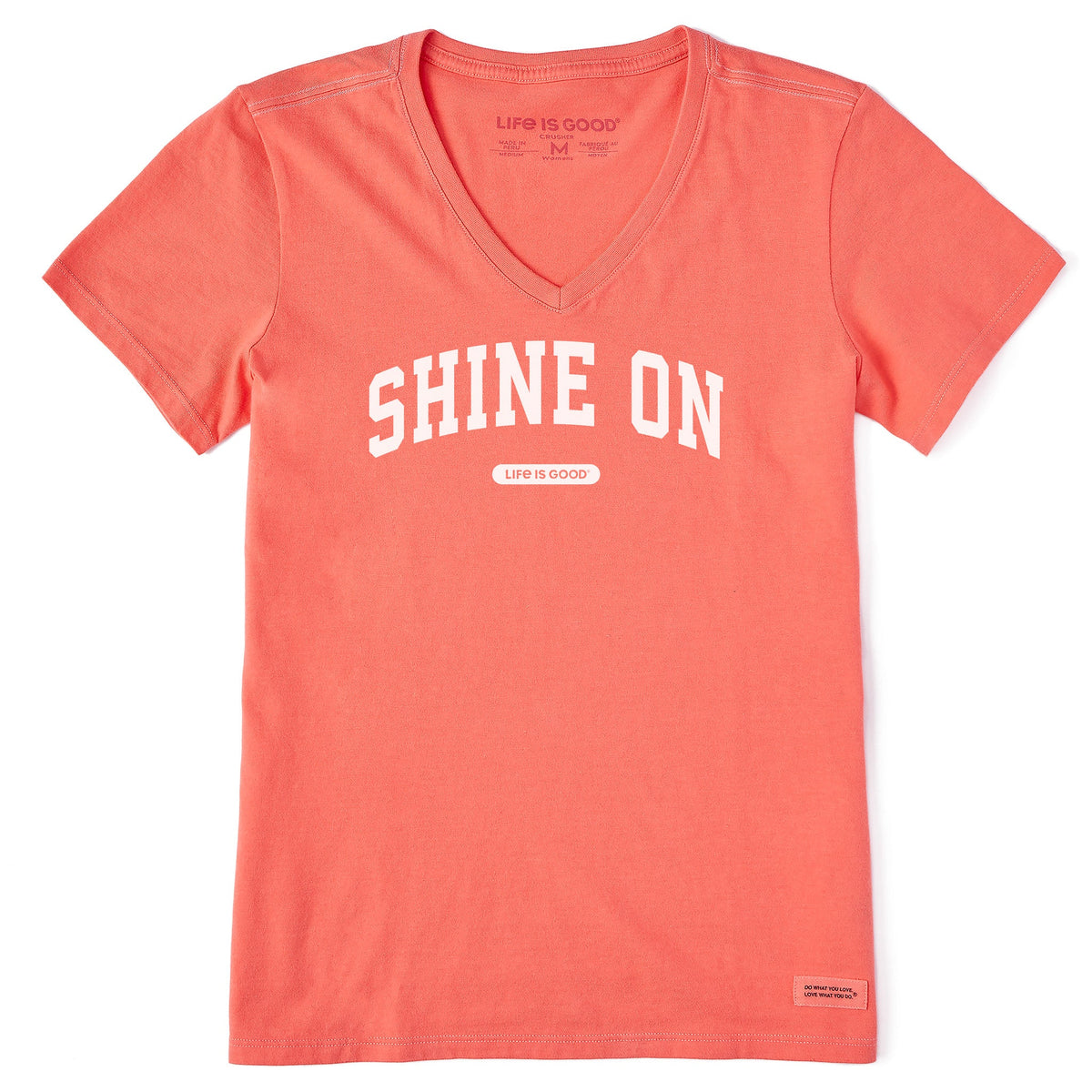 Women's Shine On Arch Short Sleeve Crusher Vee product image 1