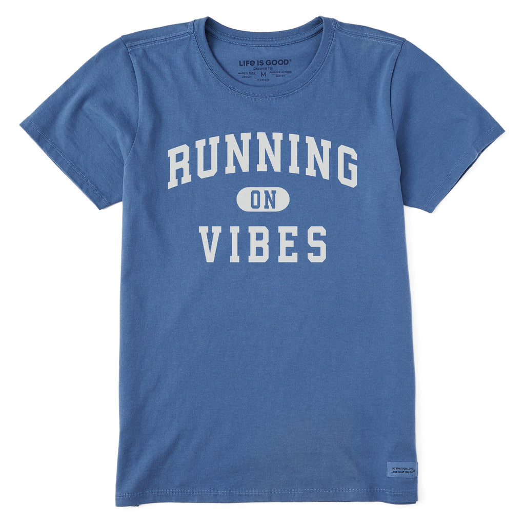 Women's Running on Vibes Arch Short Sleeve Crusher Tee product image 1