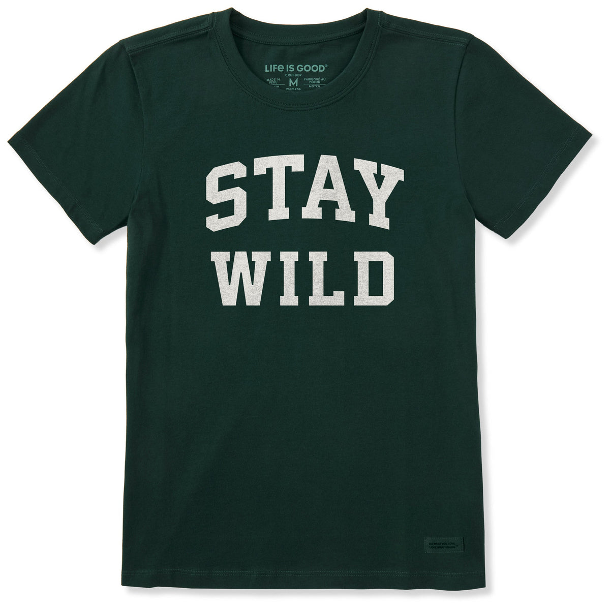 Women's Stay Wild Arch Short Sleeve Crusher Tee product image 1