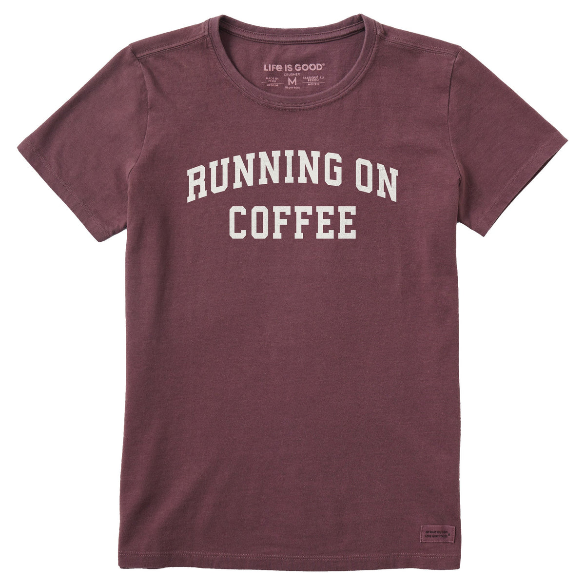 Women's Running on Coffee Arch Short Sleeve Crusher Tee product image 1