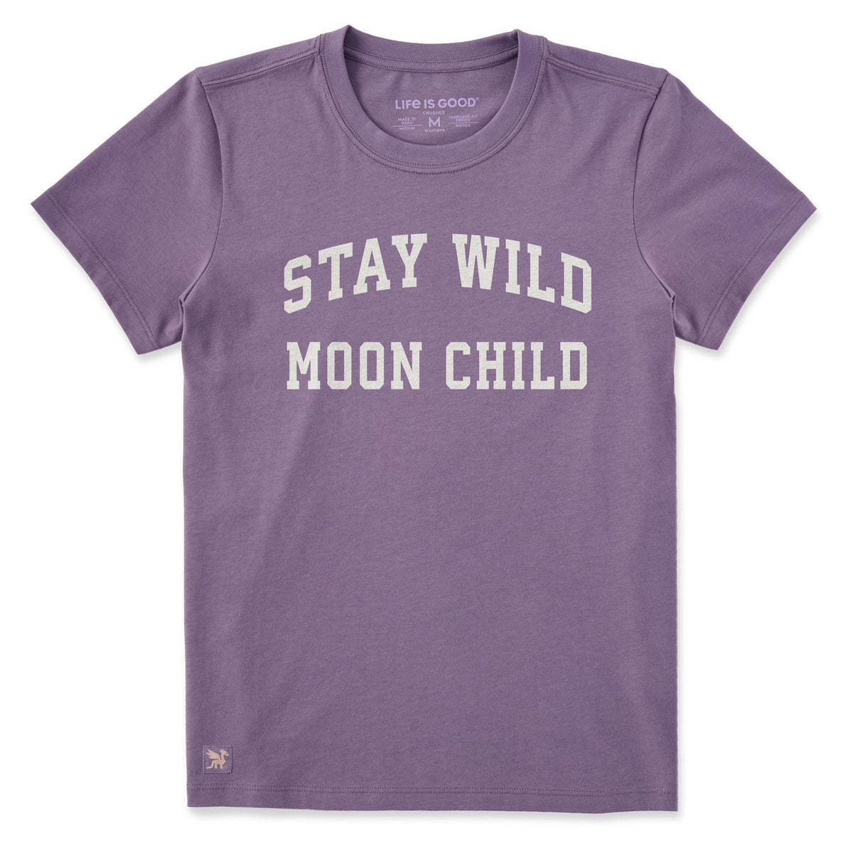 Women's Stay Wild Moon Child Arch Short Sleeve Crusher Tee product image 1