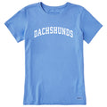 Women's Dachshunds Arch Short Sleeve Crusher Tee product image 1