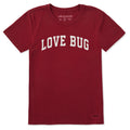 Women's Love Bug Arch Short Sleeve Crusher Tee product image 1
