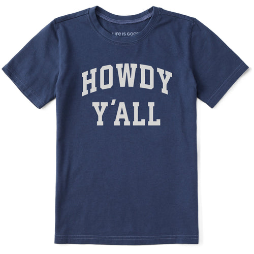 Kids Howdy Y'all Arch Short Sleeve Crusher Tee product image 1