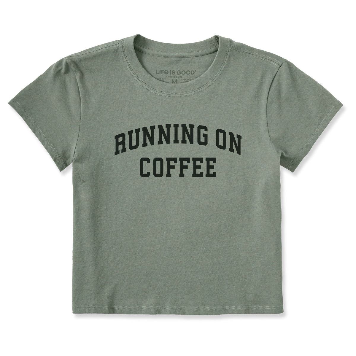 Women's Running on Coffee Arch Crusher-LITE Shrunken Tee product image 1