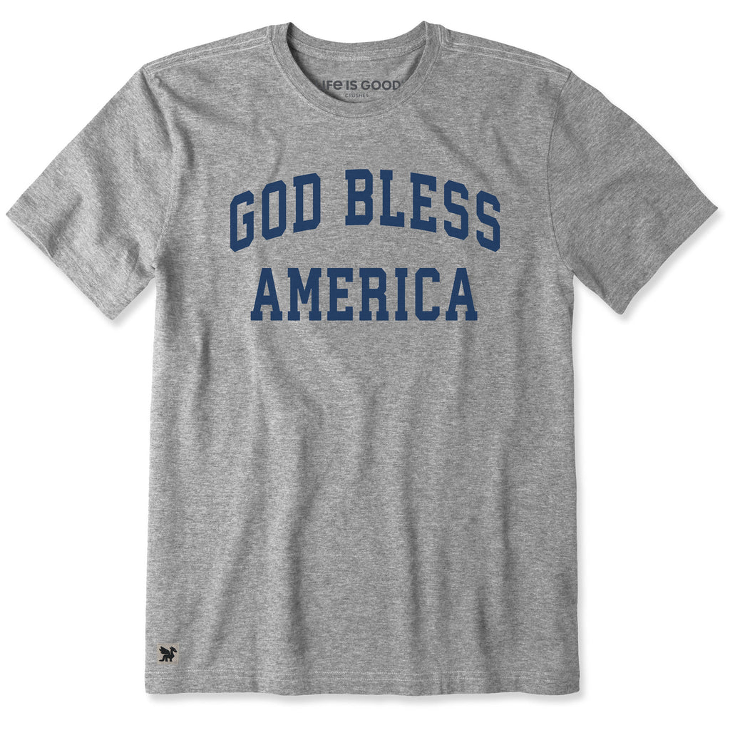 Men's God Bless America Arch Short Sleeve Crusher Tee product image 1