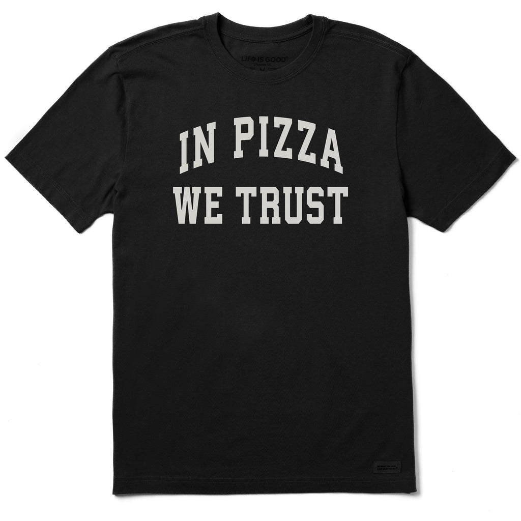 Men's In Pizza We Trust Arch Short Sleeve Crusher Tee product image 1