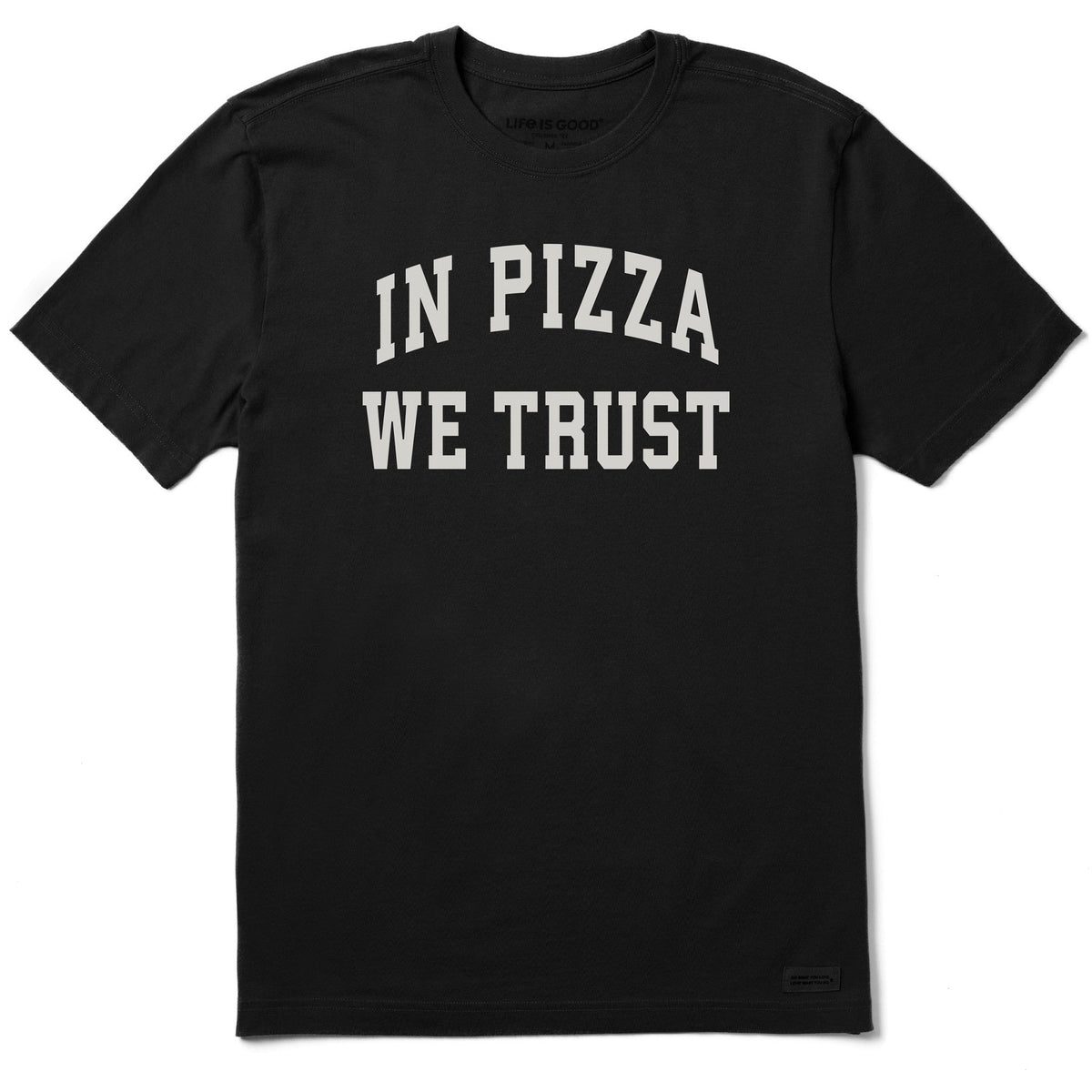 Men's In Pizza We Trust Arch Short Sleeve Crusher Tee product image 1