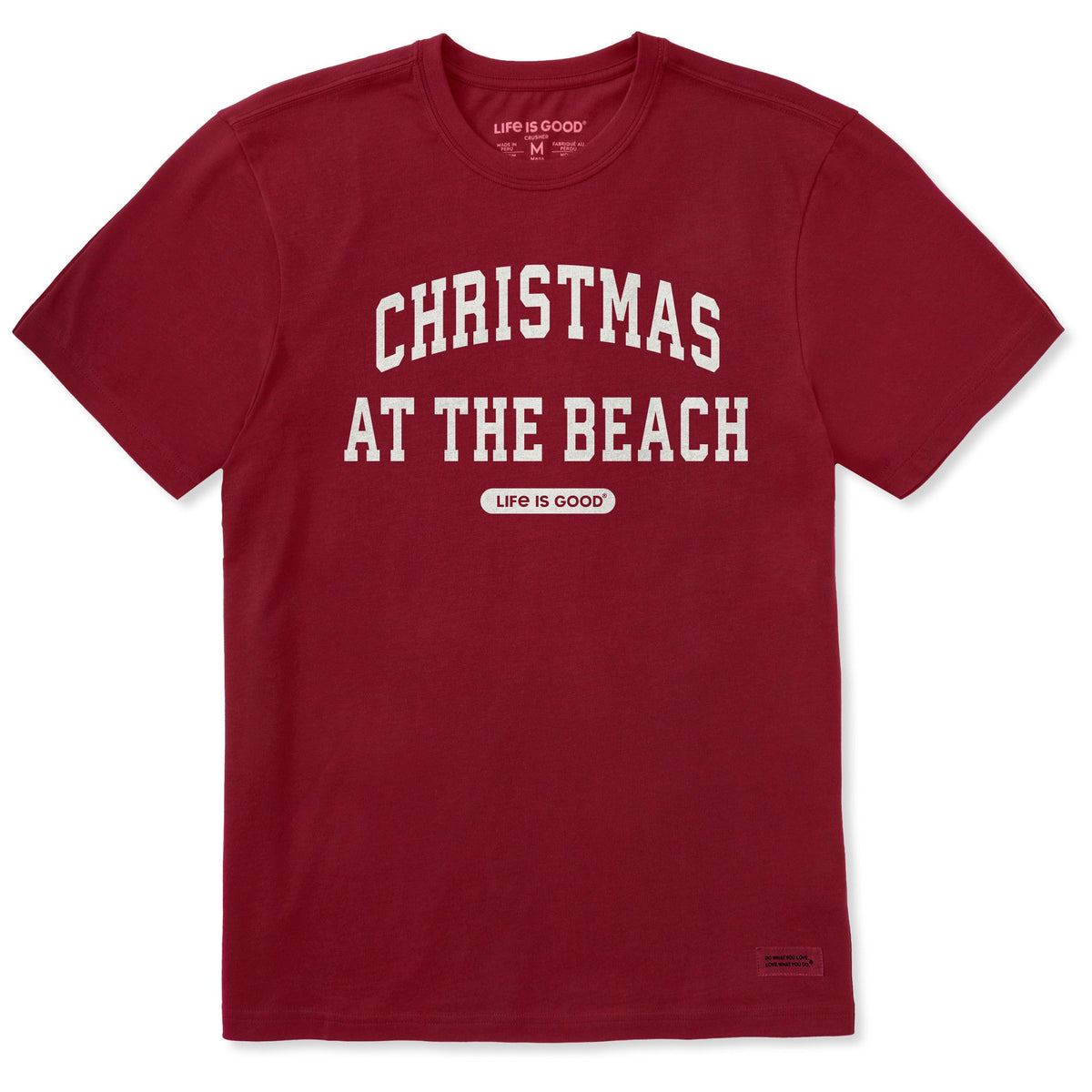 Men's Christmas at the Beach Arch Short Sleeve Crusher Tee product image 1