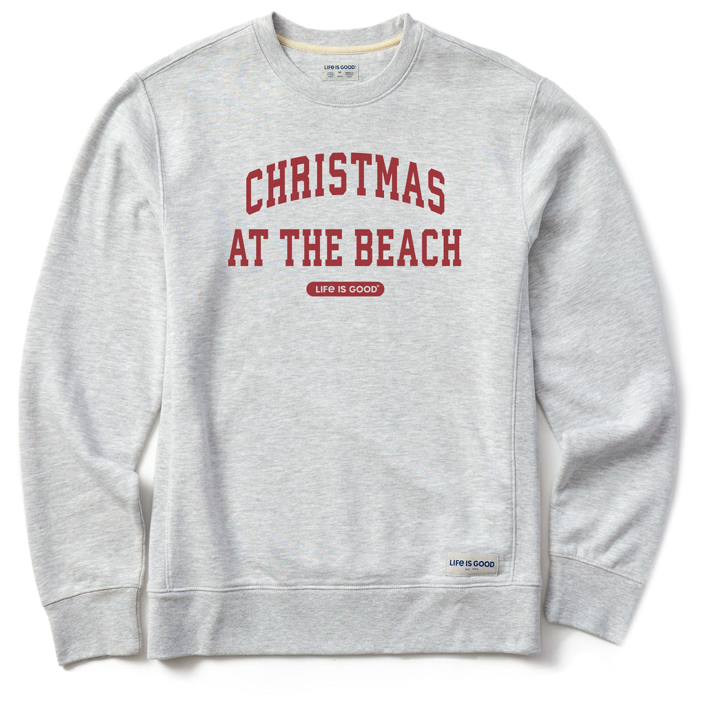 Men's Christmas at the Beach Arch Simply True Fleece Crew