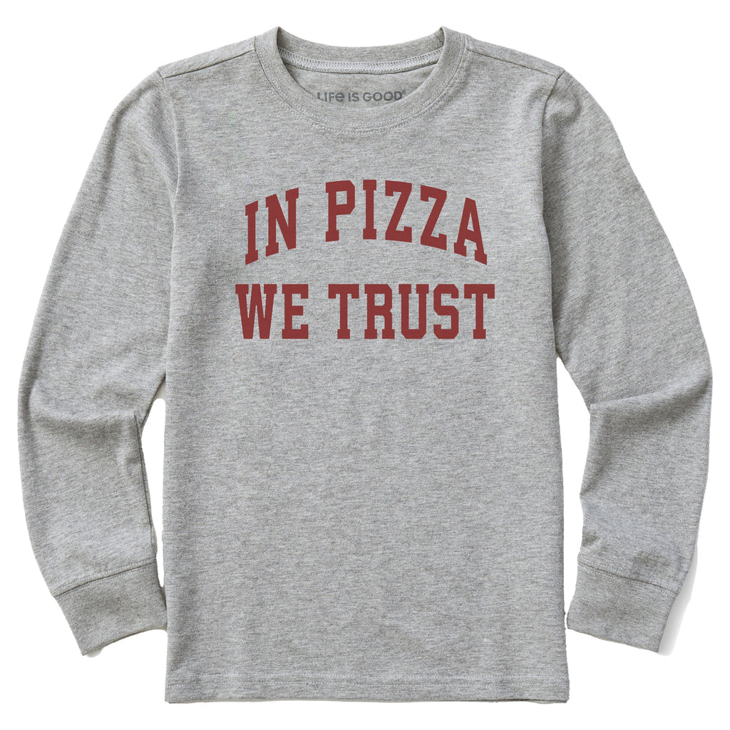 Kids In Pizza We Trust Arch Long Sleeve Crusher Tee product image 1
