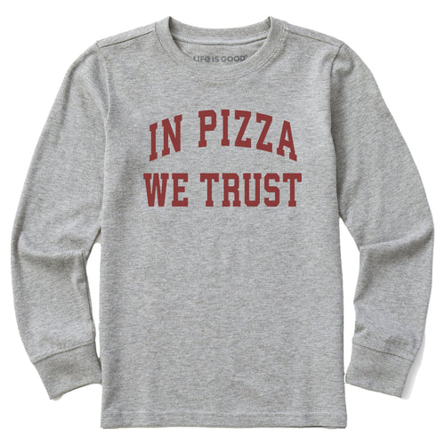 Kids In Pizza We Trust Arch Long Sleeve Crusher Tee product image 1