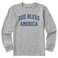 Kids God Bless America Arch Long Sleeve Crusher Tee product image 1
