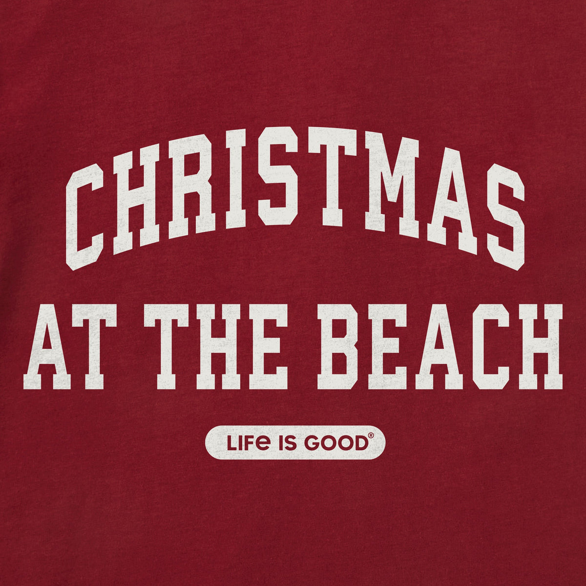 Men's Christmas at the Beach Arch Long Sleeve Crusher Tee product image 2