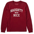 Women's Naughty and Nice Arch Long Sleeve Crusher Tee product image 1