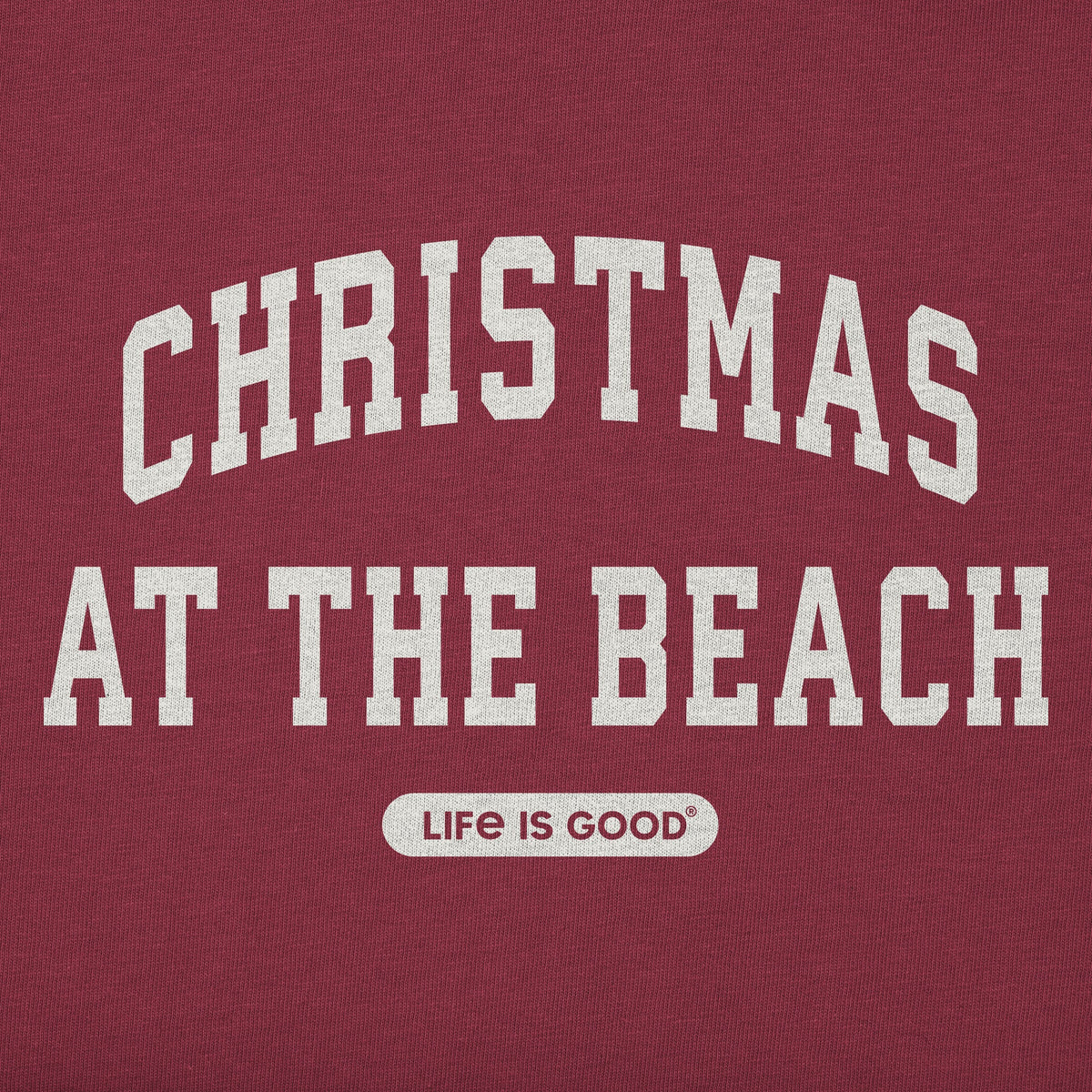 Women's Christmas at the Beach Arch Simply True Fleece Crew