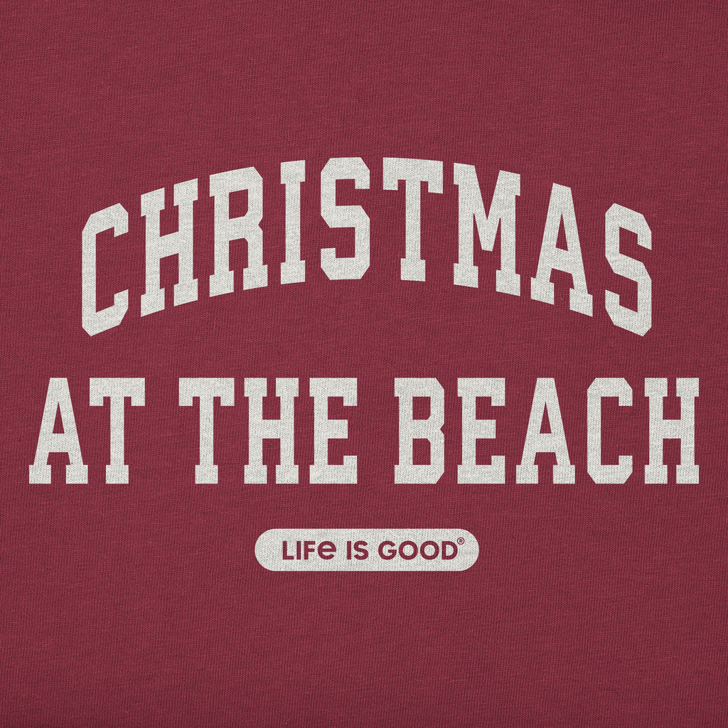 Women's Christmas at the Beach Arch Simply True Fleece Crew