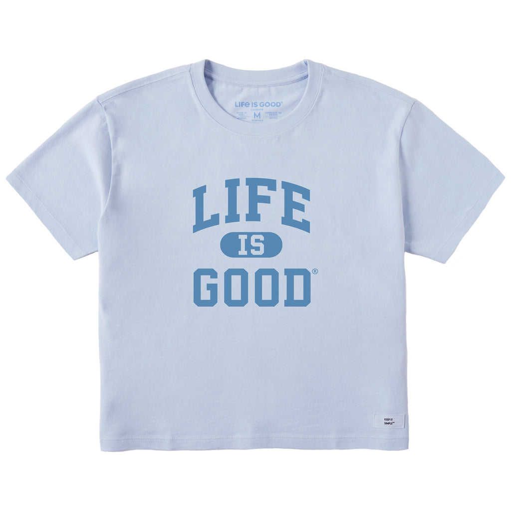 Women's Life is Good Arch Short Sleeve Crusher Boxy Tee product image 1