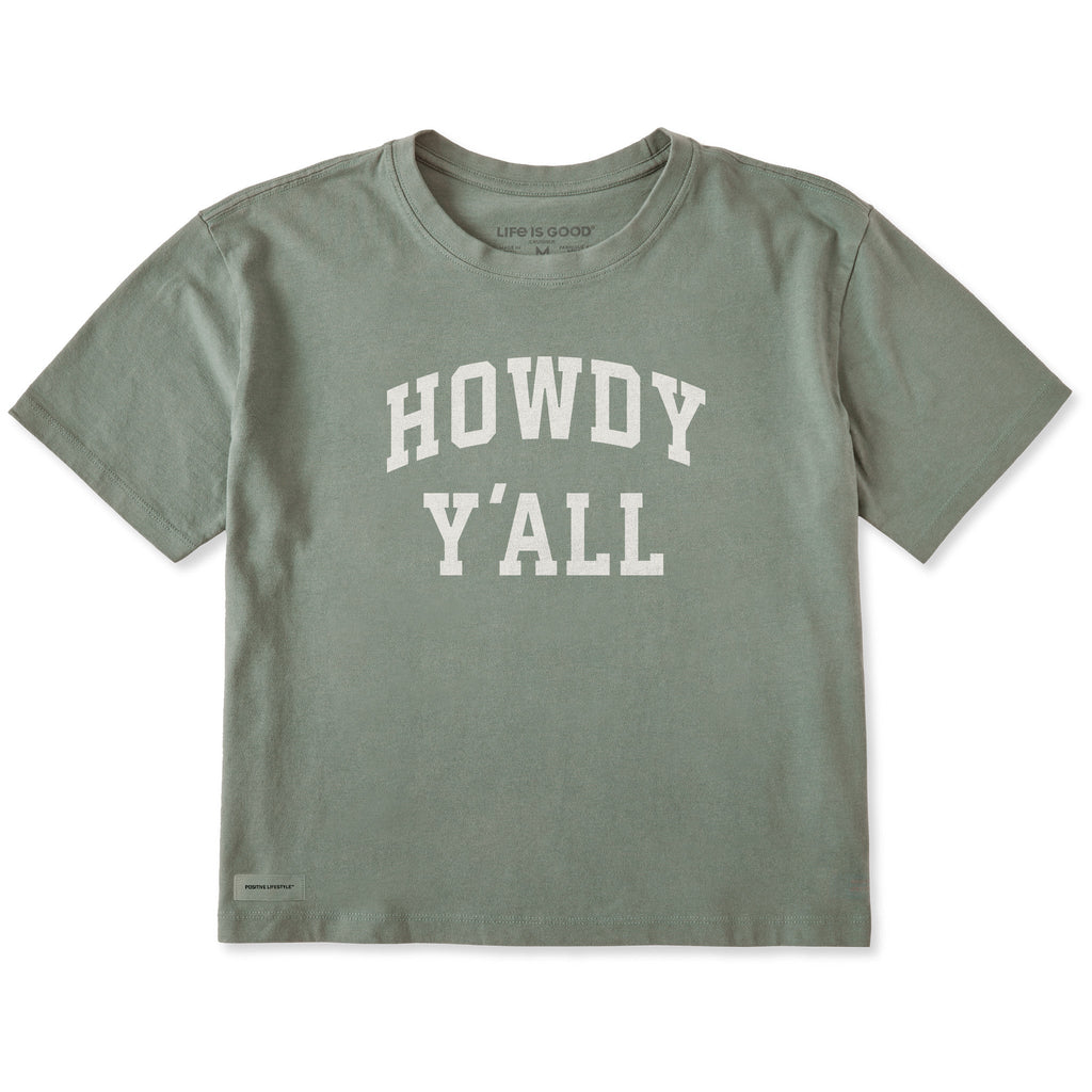 Women's Howdy Y'all Arch Short Sleeve Crusher Boxy Tee product image 3