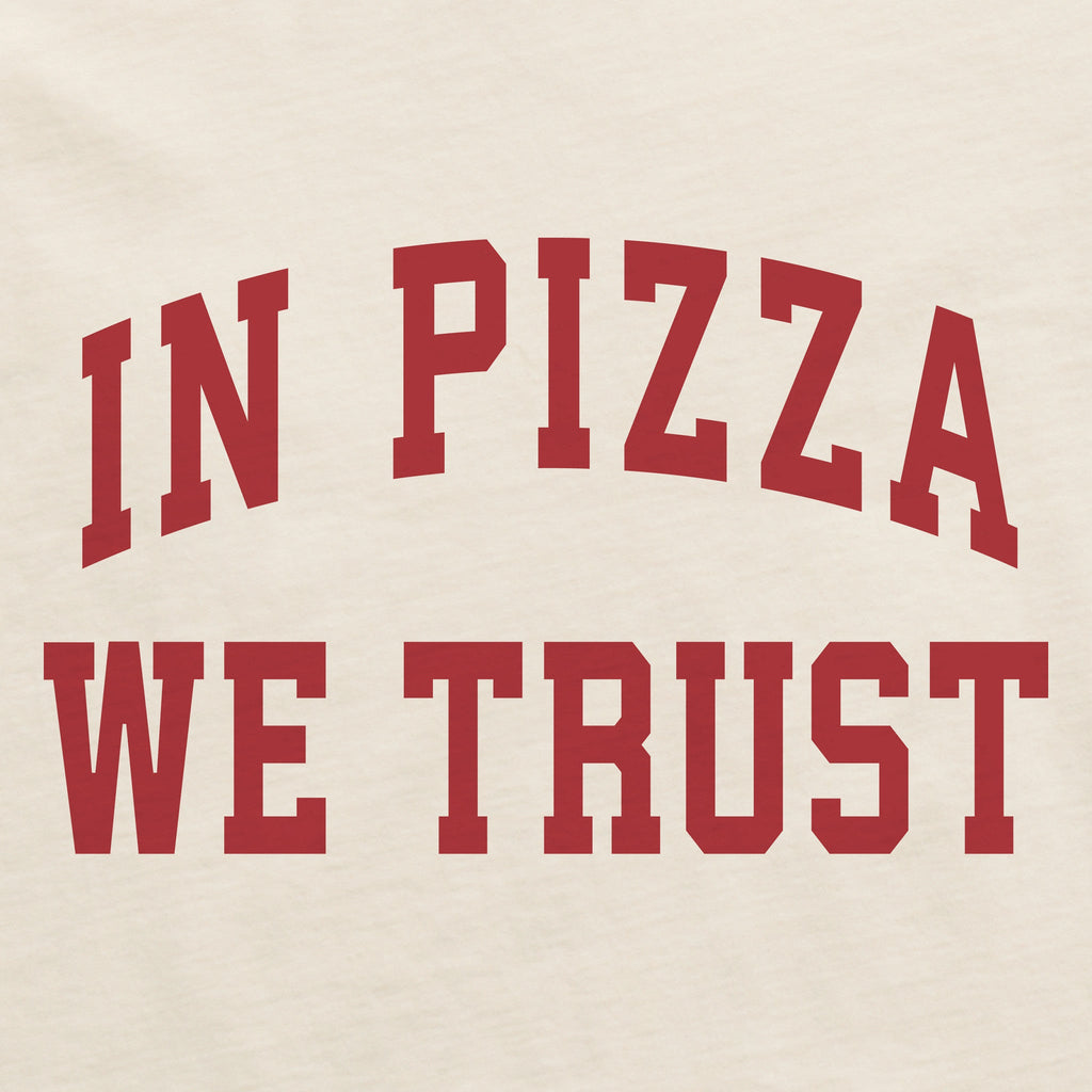 Women's In Pizza We Trust Arch Short Sleeve Crusher Boxy Tee product image 2