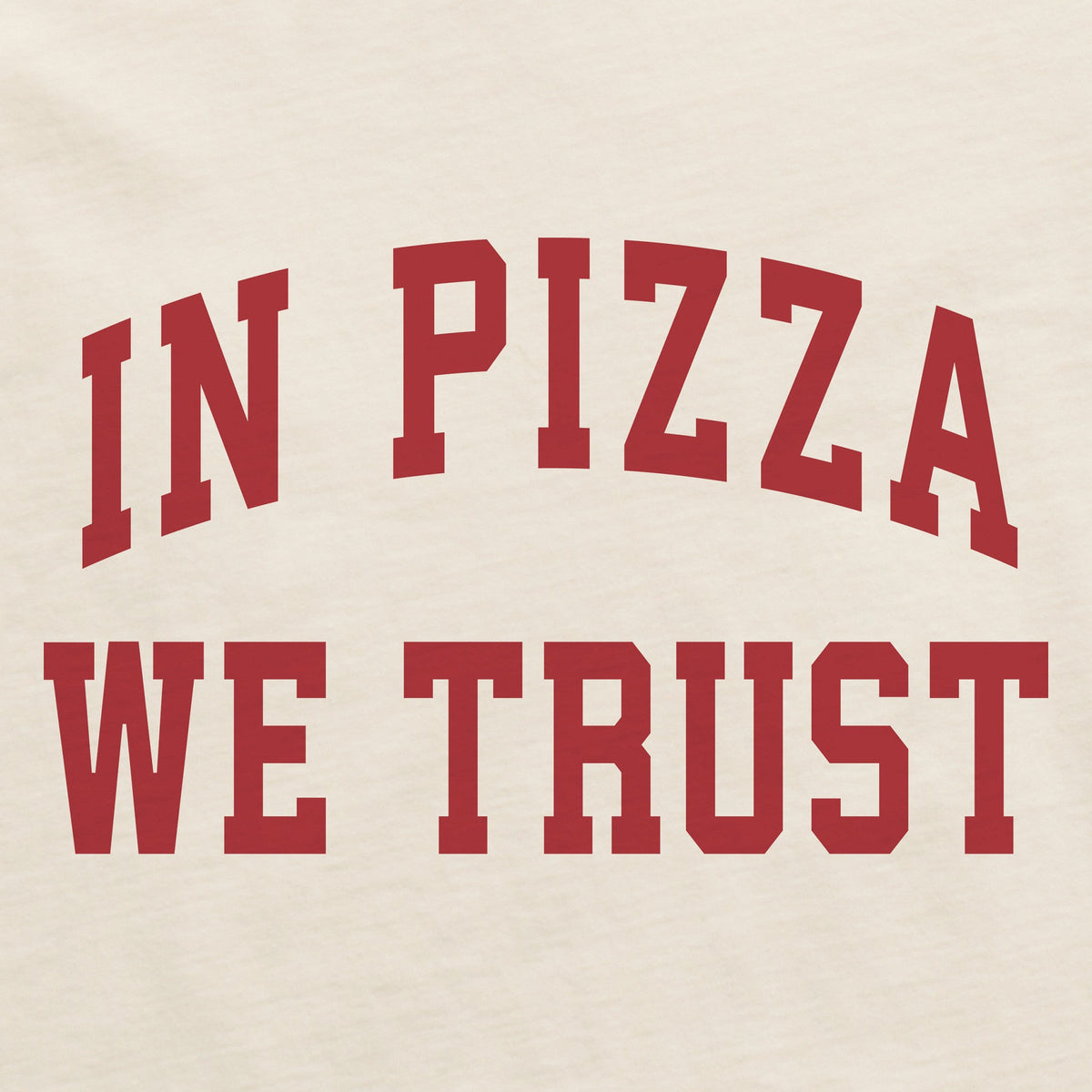 Women's In Pizza We Trust Arch Short Sleeve Crusher Boxy Tee product image 2