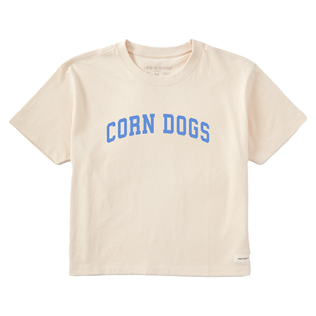 Women's Corn Dogs Arch Short Sleeve Crusher Boxy Tee product image 1