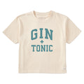 Women's Gin + Tonic Arch Short Sleeve Crusher Boxy Tee product image 1