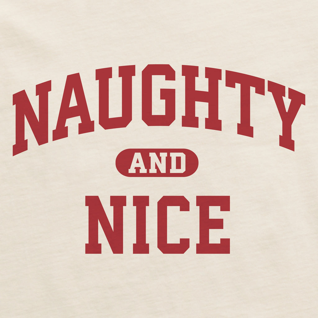 Women's Naughty and Nice Arch Short Sleeve Crusher Boxy Tee product image 2