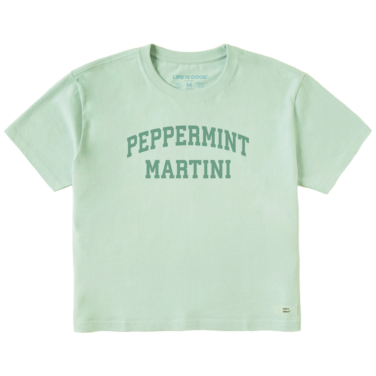 Women's Peppermint Martini Arch Short Sleeve Crusher Boxy product image 1