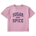 Women's Sugar and Spice Arch Short Sleeve Crusher Boxy Tee product image 1