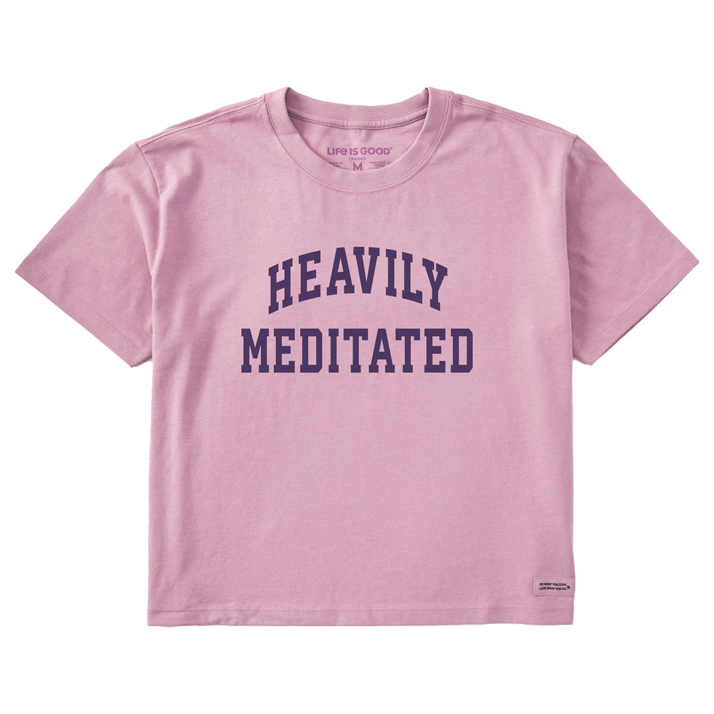 Women's Heavily Meditated Arch Short Sleeve Crusher Boxy Tee product image 1