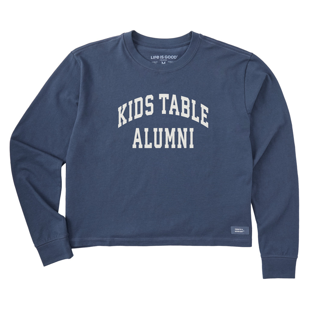 Women's Kids Table Alumni Arch Long Sleeve Crusher Boxy Tee product image 1