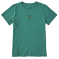 Women's Grinchy Face Mini Short Sleeve Crusher Tee product image 1