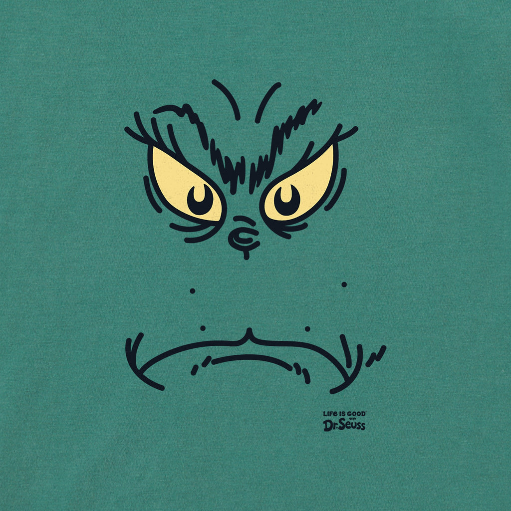 Women's Grinchy Face Mini Short Sleeve Crusher Tee product image 2
