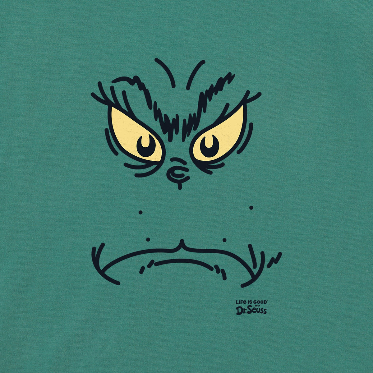 Women's Grinchy Face Mini Short Sleeve Crusher Tee product image 2
