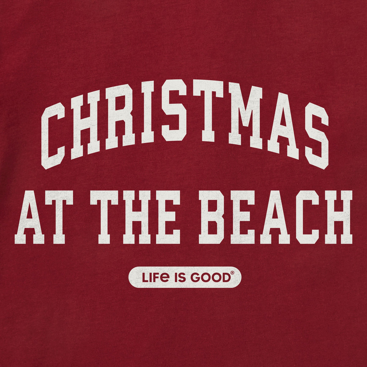 Women's Christmas at the Beach Arch Short Sleeve Crusher Tee product image 2