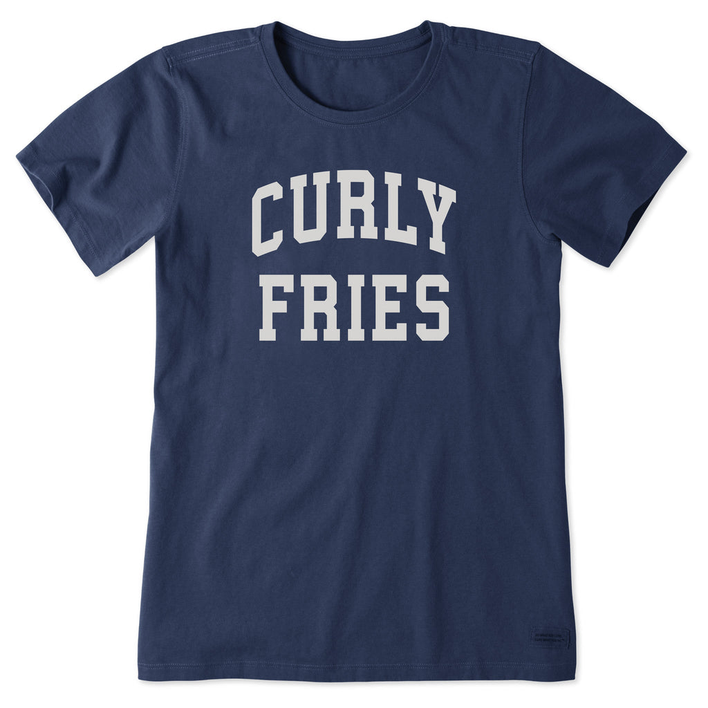 Women's Curly Fries Arch Short Sleeve Crusher Tee product image 1