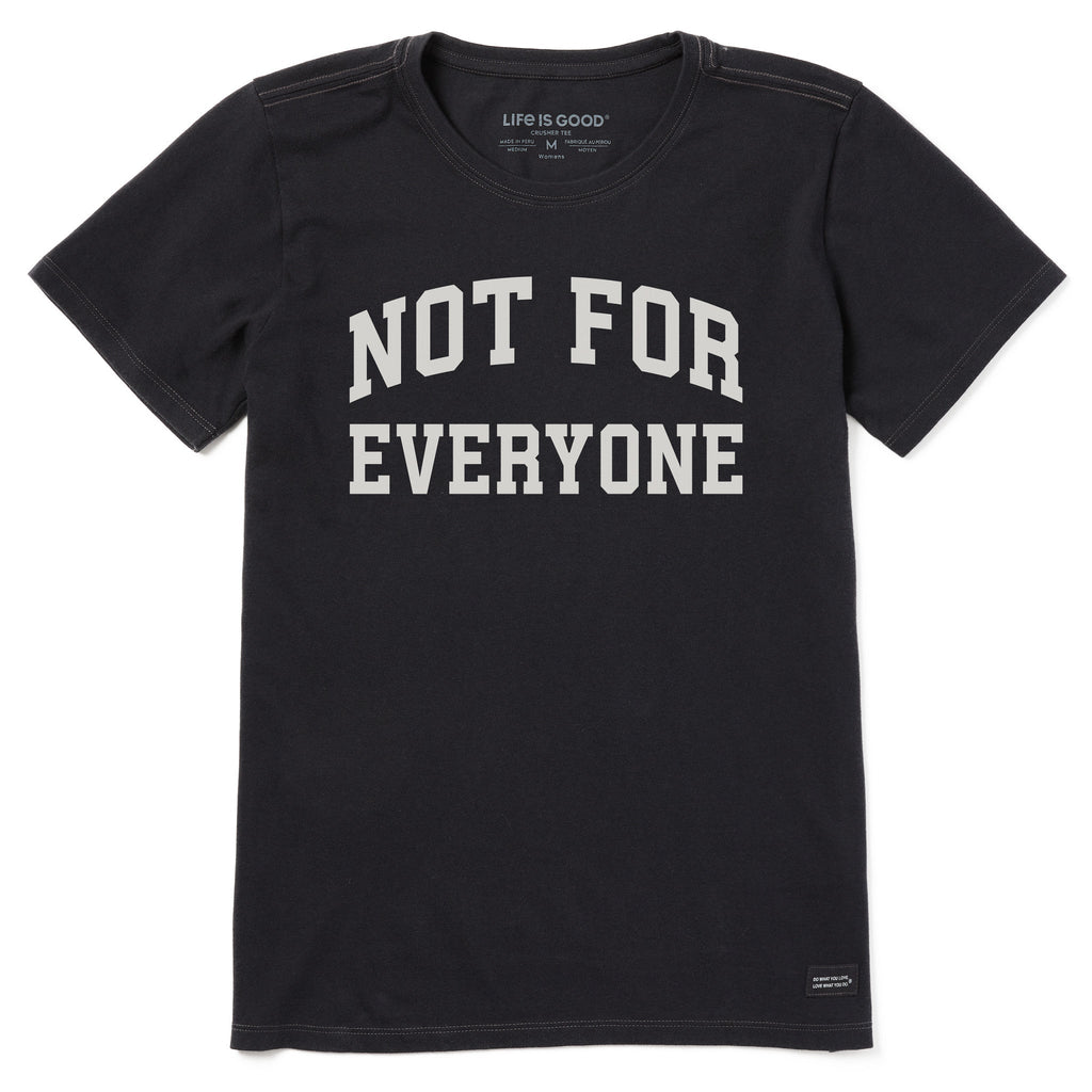 Women's Not for Everyone Arch Short Sleeve Crusher Tee product image 1