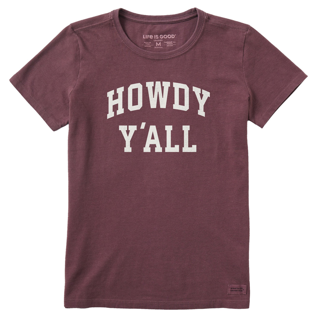 Women's Howdy Y'all Arch Short Sleeve Crusher Tee product image 1