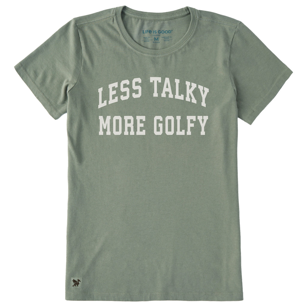 Women's Less Talky More Golfy Short Sleeve Crusher Tee product image 1
