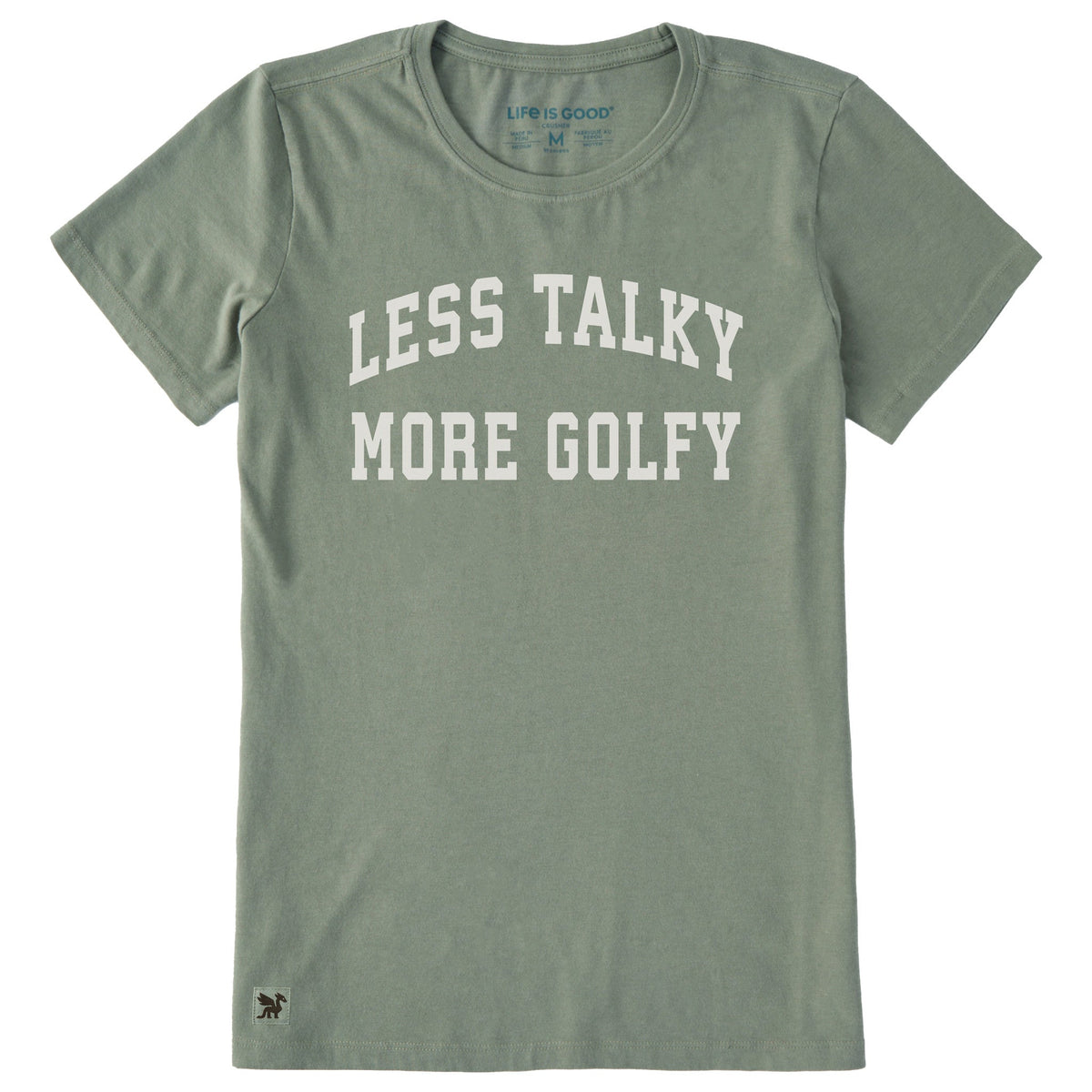 Women's Less Talky More Golfy Short Sleeve Crusher Tee product image 1